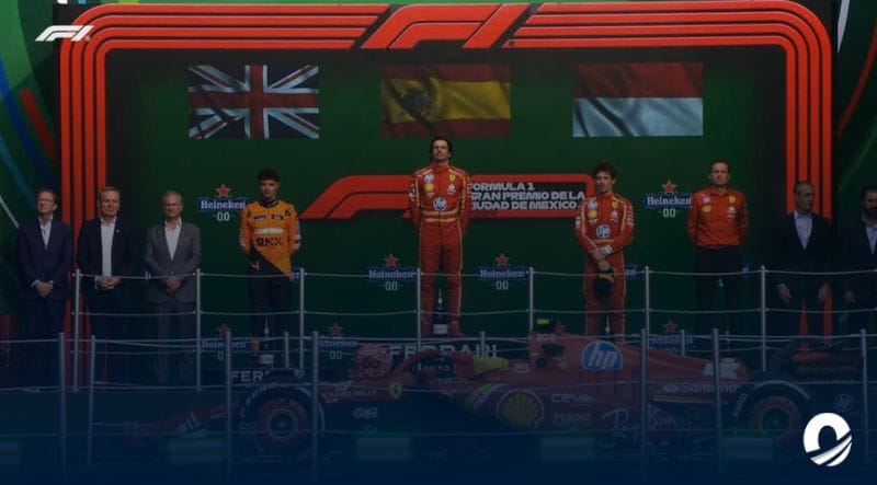 Carlos Sainz Jr se alzó con el triunfo en el Gran Premio de México