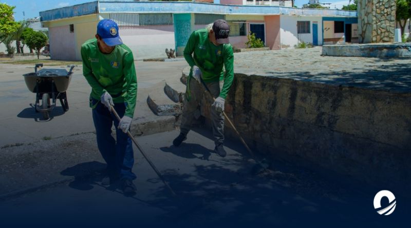 NUEVA ESPARTA | Inec realizó trabajos de desmalezamiento en el Paseo Don Rómulo Gallegos