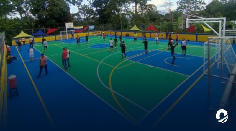 MONAGAS | Reinaugurada cancha de usos múltiples en el municipio Acosta