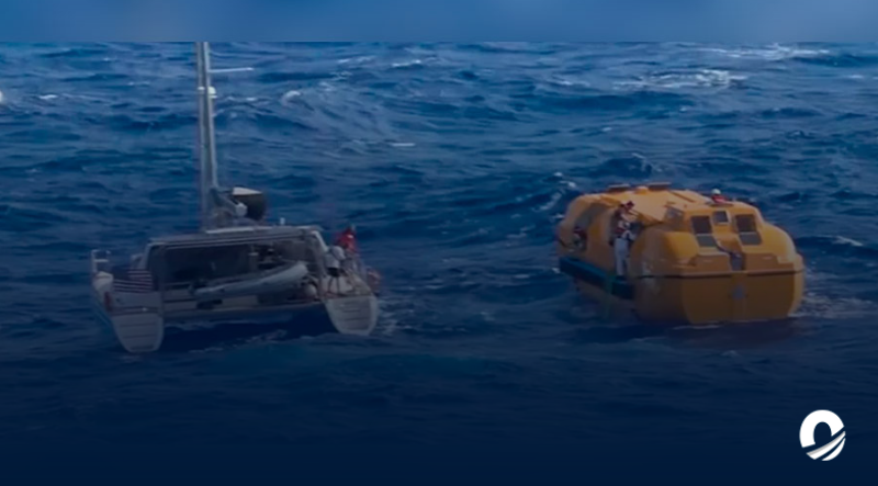 Crucero de Disney rescató a cuatros personas varados en el mar