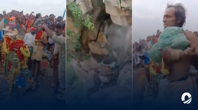 Sacerdote hindú que afirmaba poder volar murió al caer de una montaña