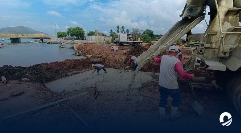NUEVA ESPARTA | Alcaldía de Marcano inició construcción de rampa para pescadores de Juan Griego