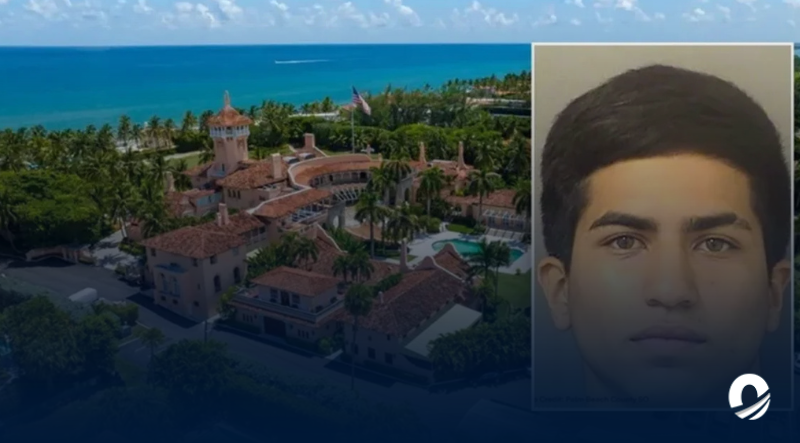 Detenido presunto miembro del Tren de Aragua en el patio de residencia de Trump