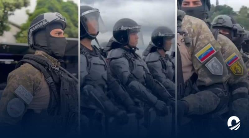Cuerpos de seguridad iniciaron máximo despliegue en el territorio venezolano ante el 10-Ene