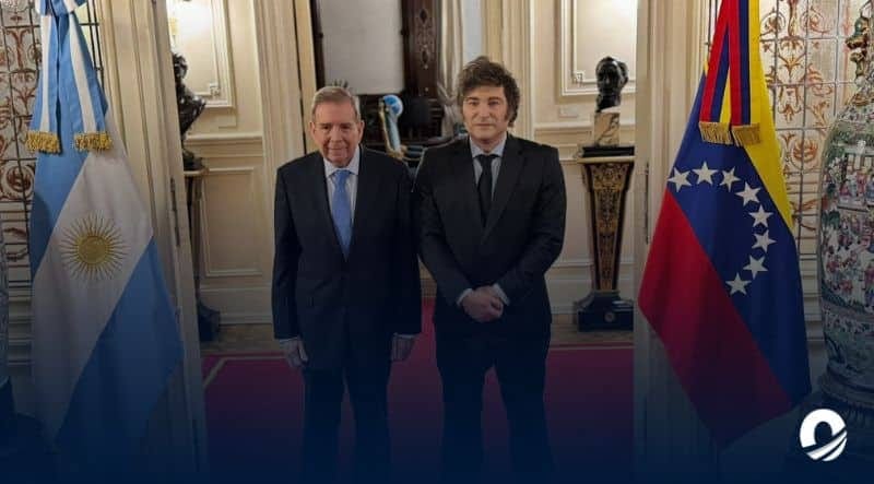 Edmundo González se reunió con Javier Milei en Argentina