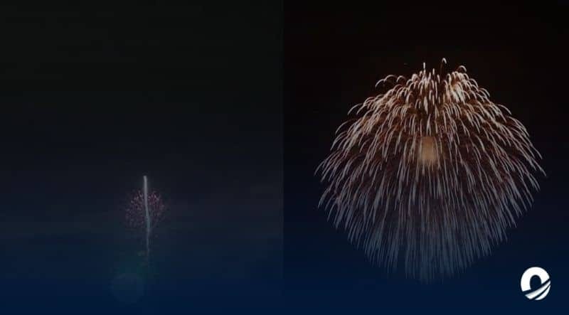 Japón alcanzó record Guinness por lanzar el fuego artificial más grande del mundo