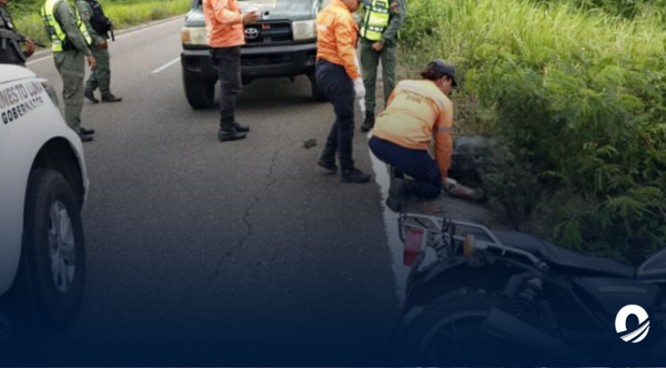 Hombre falleció tras sufrir un infarto mientras manejaba su moto en Maturín