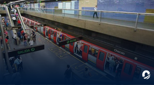 Adulto mayor cayó a las vías de la estación Chacao del Metro de Caracas