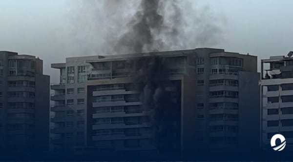 Se registró un incendio en apartamento de las Residencias Oasis de Lechería