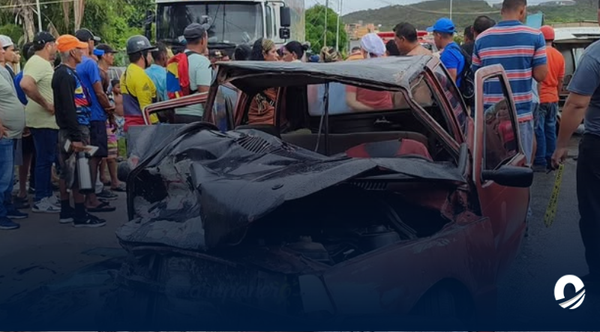 Choque entre un carro y un autobús dejó cinco heridos en Carúpano