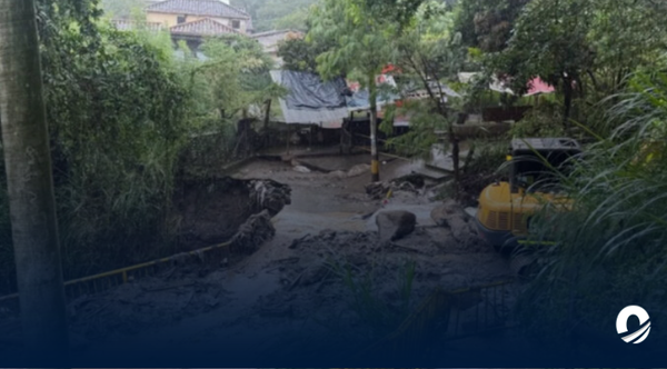 Deslizamiento por lluvias en Colombia dejó un muerto y varios desaparecidos