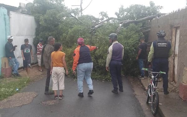 ANZOÁTEGUI | Fuertes ráfagas de viento provocaron afectaciones en Anaco y Santa Ana