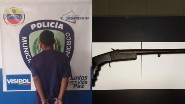 Hombre fue detenido por presuntamente amenazar a su padre con una escopeta