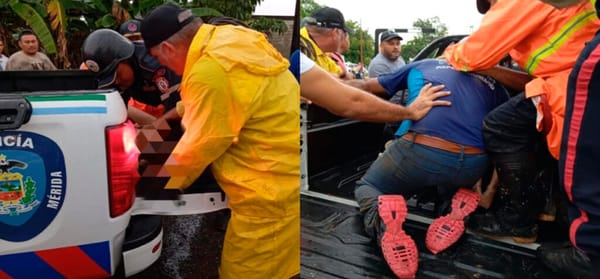 Fuertes lluvias dejaron a un niño de 10 años fallecido en Mérida