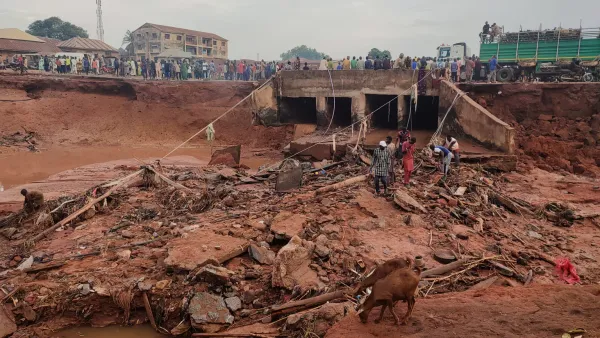 Fuertes lluvias causan inundaciones en una ciudad de Nigeria: al menos 150 murieron