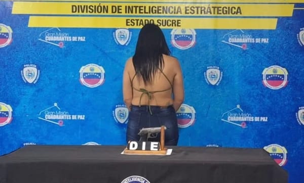 Mujer fue detenida por portar un arma de fuego sin permiso durante fiesta en Cumaná