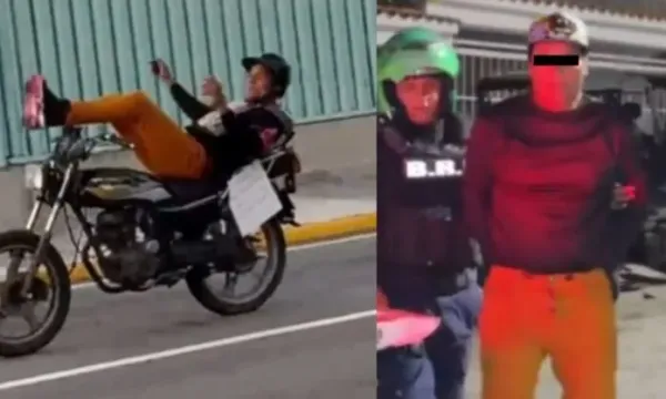 Detenido alias “Tasmania” en La Guaira por realizar motopiruetas en plena vía pública