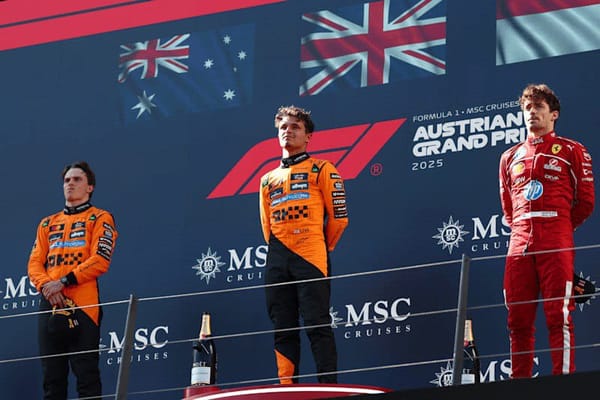 Lando Norris triunfó en Austria y se acerca a Piastri en la lucha por el campeonato de la Fórmula 1
