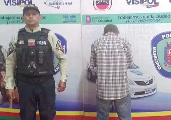 Hombre fue detenido tras mostrar sus partes íntimas a un grupo de niños en Táchira