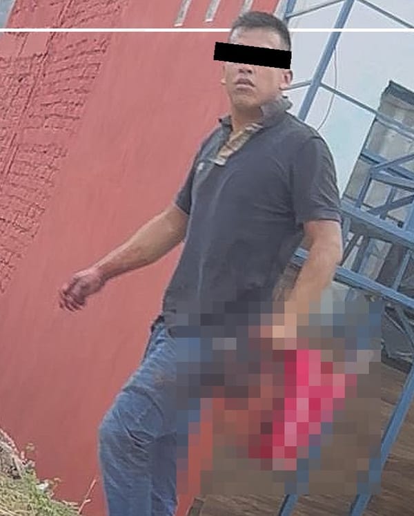 Detenido sujeto en México por cargar con una cabeza humana en una bolsa