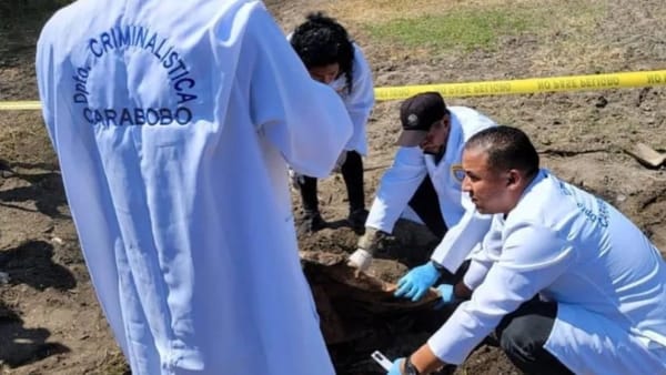 Cuerpos en descomposición fueron hallados enterrados en una fosa en Carabobo