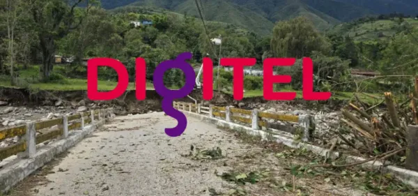 Digitel ofrece servicios gratuitos por lluvias en Mérida, Trujillo y Portuguesa