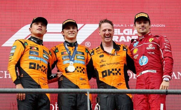 Oscar Piastri sumó su primer triunfo en Bélgica y estiró su liderato en la Fórmula 1