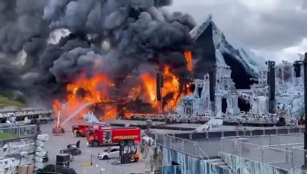 Incendio destruyó el escenario principal del Tomorrowland 2025 en Bélgica