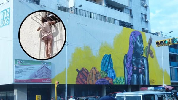Niña de seis años fue rescatada tras quedar colgando de un edificio en Maracay