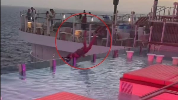 Hombre murió tras caer al mar desde el crucero más grande del mundo