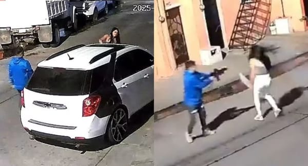 Mujer fue asesinada por su expareja con un fusil en plena calle en México