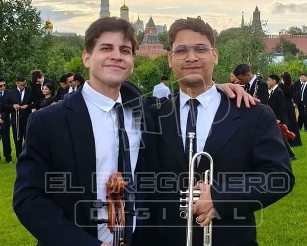 Dos carupaneros participaron en el III Festival de Orquestas Juveniles del Mundo en Rusia
