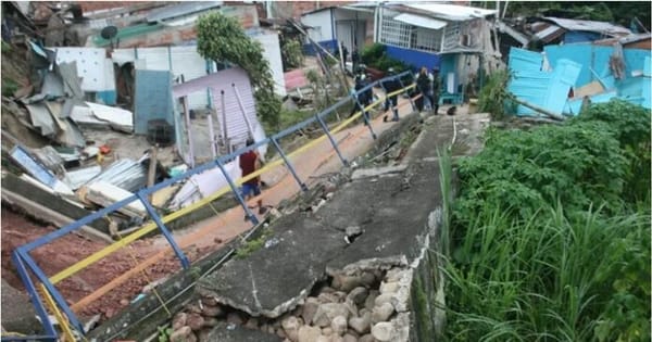 Más de 300 viviendas han colapsado a causa de las fuertes lluvias en Táchira
