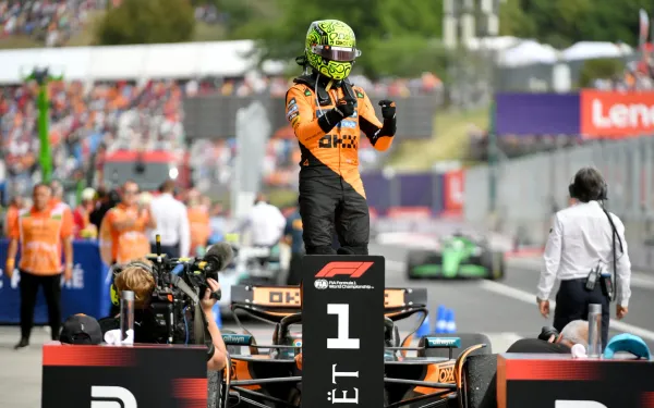 Norris redujo distancias con Piastri tras ganar el Gran Premio de Hungría