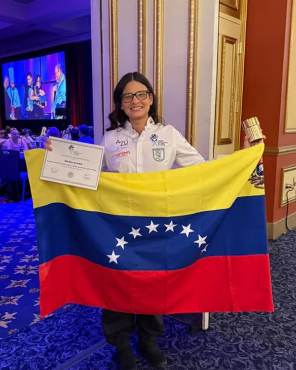 Venezolana María Evans consiguió medalla de plata en Global Chef de Las Vegas