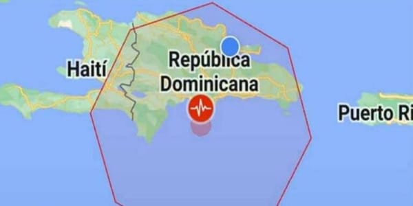 Se registró un sismo se 5,7 de magnitud en República Dominicana