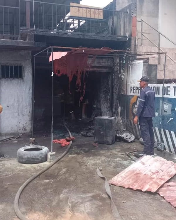Explosión de una bombona de gas dejó un fallecido en taller mecánico de Aragua