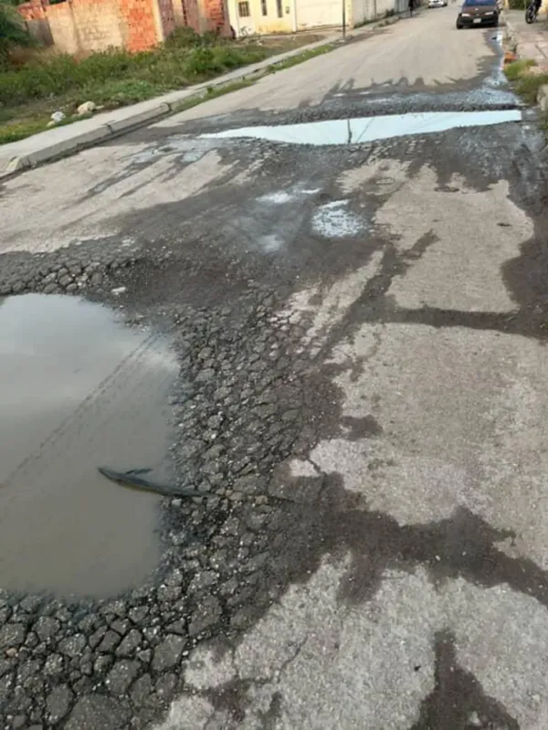 NUEVA ESPARTA | Mal estado de la vialidad aqueja a habitantes de la calle Los Primos