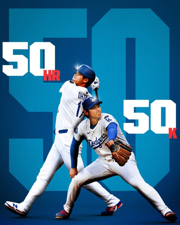 Nuevo récord: Shohei Ohtani consiguió 50 ponches y 50 jonrones en una misma temporada de las Grandes Ligas