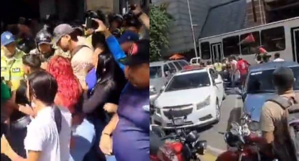 Buhoneros enfrentaron a la policía para impedir desalojo en el bulevar de Sabana Grande