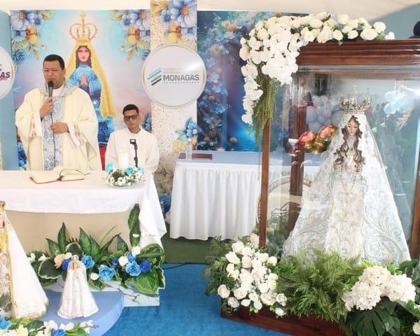 MONAGAS | Transportistas de Transmonagas recibieron a la Virgen del Valle en Maturín