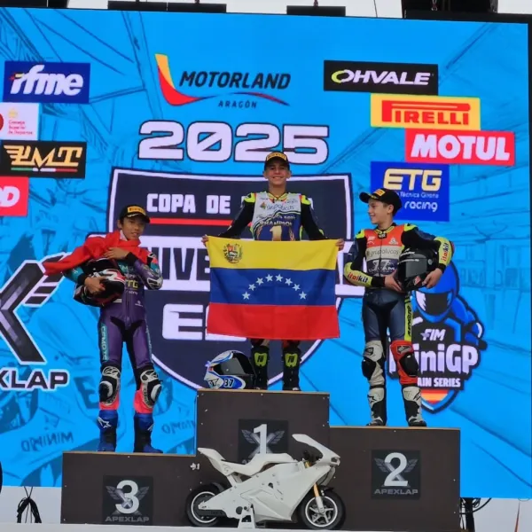 Venezolano Diego González ganó la FIM MiniGP Spain y aseguró su puesto en el Mundial