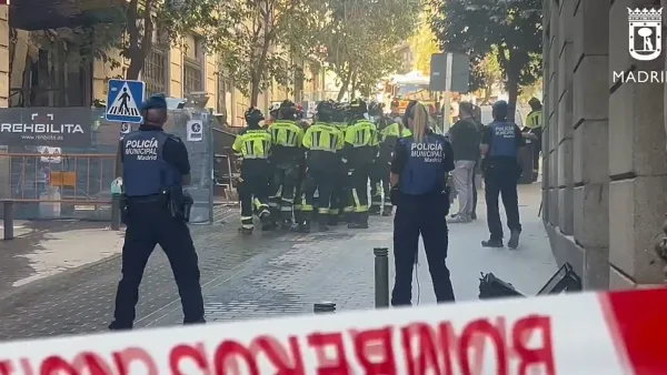 Derrumbe de edificio en Madrid dejó cuatro desaparecidos y tres heridos