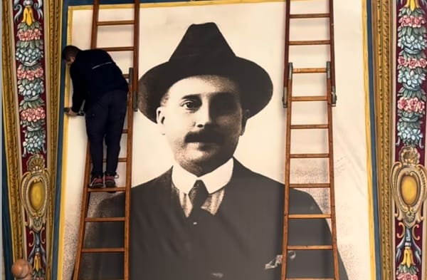 Vaticano instaló tapiz de José Gregorio Hernández en vísperas de su canonización