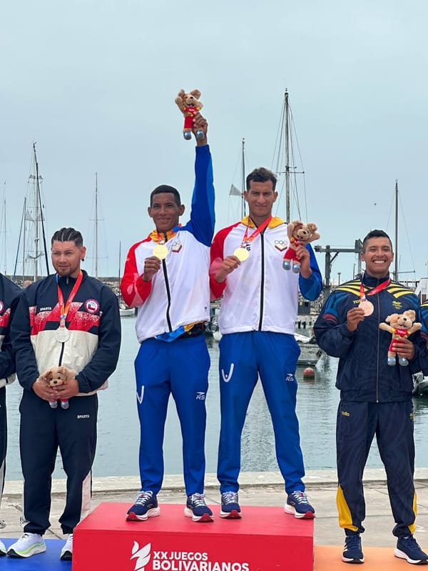 Atletas sucrenses consiguieron seis medallas en el canotaje de los Juegos Bolivarianos