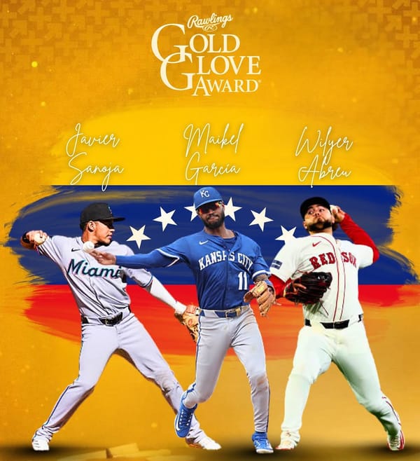 Tres venezolanos fueron galardonados con el Guante de Oro de las Grandes Ligas