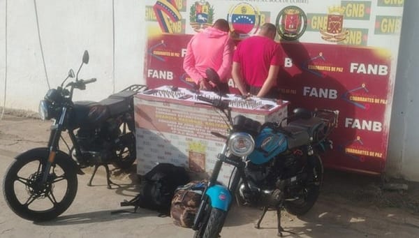 Detenidos dos sujetos en Anzoátegui por porte de armas de fuego y municiones