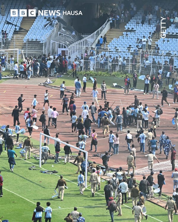 Visita de Messi a un estadio de la India terminó en disturbios