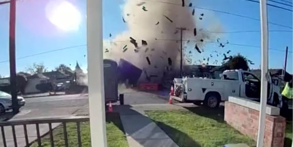 Fuga de gas provocó explosión de una vivienda en California