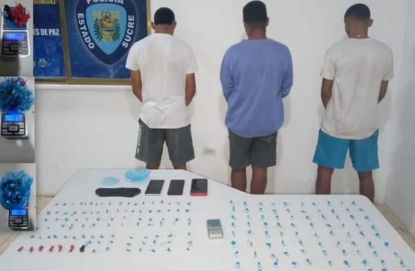 Detenidos tres hombres en Carúpano por presunta posesión de drogas